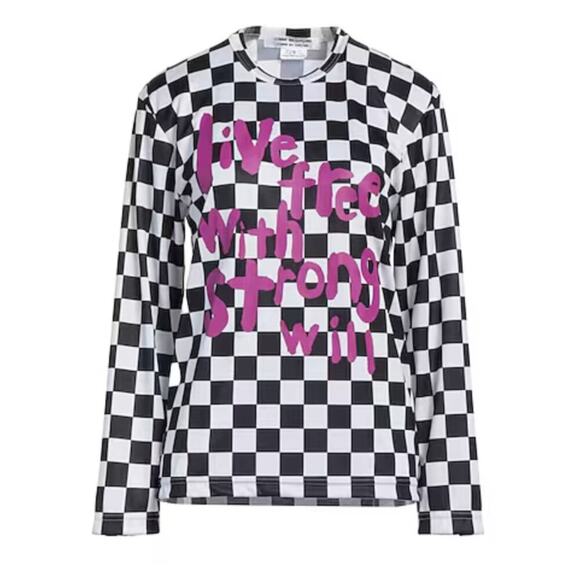 Comme Des Garçons Comme Des Garçons Checked T Shirt - Picture 1 of 8